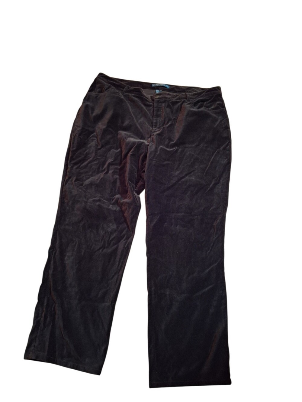 Lauren Ralph Lauren Brown Velvet Pants Trousers Ladies Plus Size 22W preppy